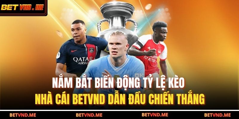 Nắm bắt biến động tỷ lệ kèo nhà cái BETVND dẫn đầu chiến thắng