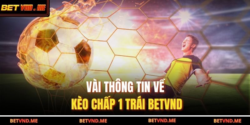 Vài thông tin về kèo chấp 1 trái BETVND